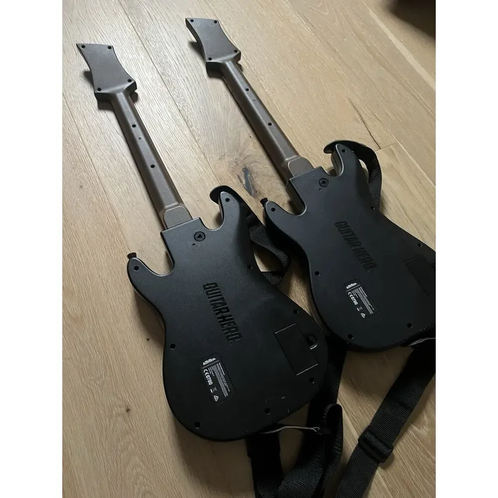 Lot Of 2 Activision Xbox One 360 PS3 PS4 Guitar Hero Live Wireless Guitar Only